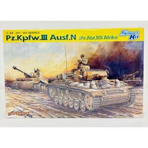 Dragon Sd.Kpfw.III Ausf.N sPz.Abf.501 Afrika 1:35 Plastic Model Kit 6431 Sealed